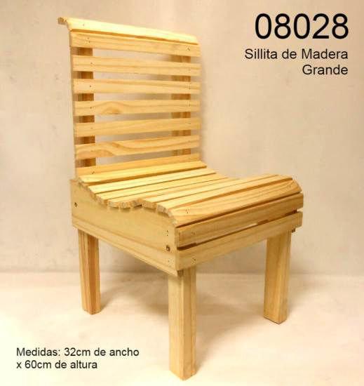 Imagen de SILLITA MADERA GRANDE 1.26